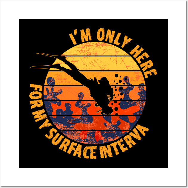 i'm only here for my surface interva Wall Art by hadlamcom